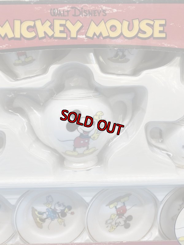 画像4: Disney Mickey Mouse Tea Set With Box  / ディズニー　ミッキーマウス　箱入りティーセット (4)