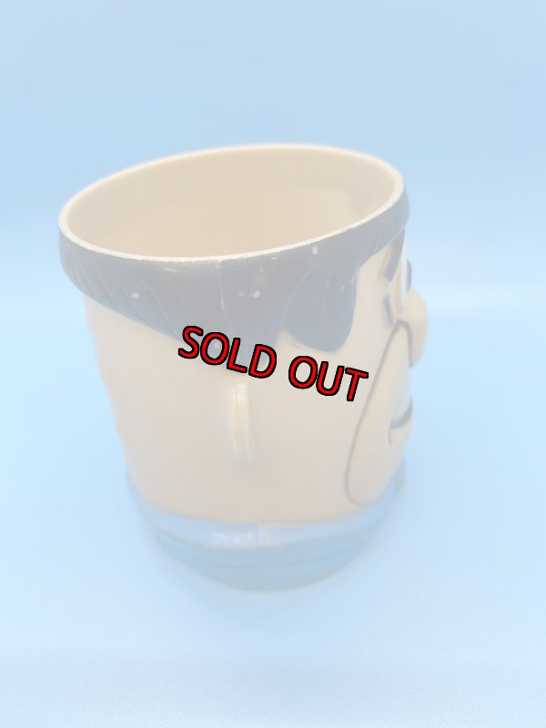 画像4: Hanna Barbera Flintstones Plastic Fred Face Mug / フリントストーンズ、プラスチック製フレッド、　フェイスマグ (4)