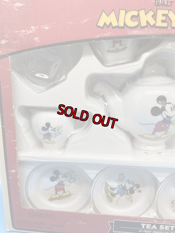 画像3: Disney Mickey Mouse Tea Set With Box  / ディズニー　ミッキーマウス　箱入りティーセット (3)
