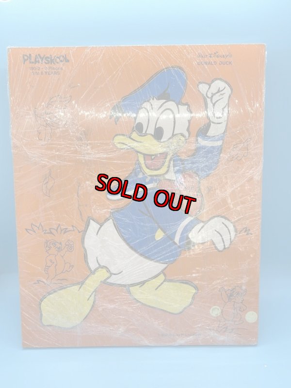 画像1: Disney Donald Duck Wood Freme  Puzzle / ディズニーのドナルドダック、木製　フレーム　パズル (1)