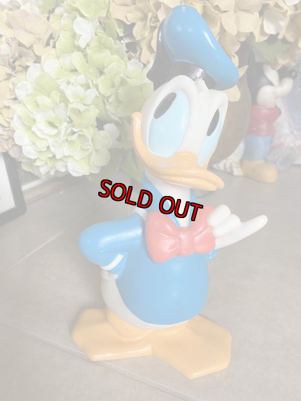 画像1: Disney Donald Duck  Vinyl doll coin bank  / ディズニーのドナルドダック、プラスチック製　貯金箱　 (1)