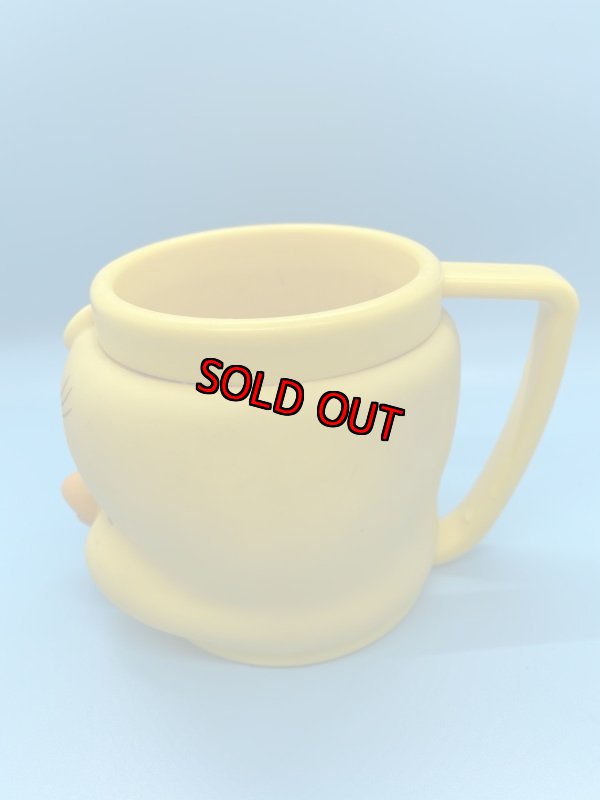 画像2:  Looney Tunes Tweety  Face Plastic Mug /  ルーニーテューンズ   トゥイーティー プラスチック製 フェイスマグ (2)