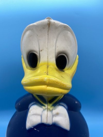 画像1: Disney Donald Duck  Rolly Polly   / ディズニーのドナルドダック、プラスチック製ロリポリ　起き上がりこぼし