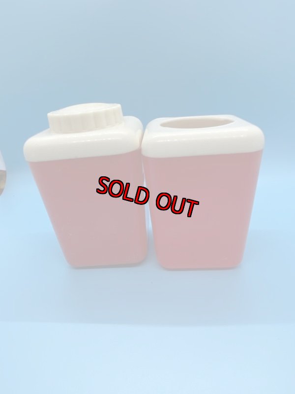 画像14: Red Plastic  Canister　With Lid  Set　Of 6 / レッド　プラスチック製　蓋付きキャニスター　6個セット　50‘s (14)