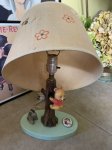 画像1: Disney Winnie The Pooh Nersary Light Paper Shade Lamp / ディズニー　クマのプー、ペーパーシェード　ランプ (1)
