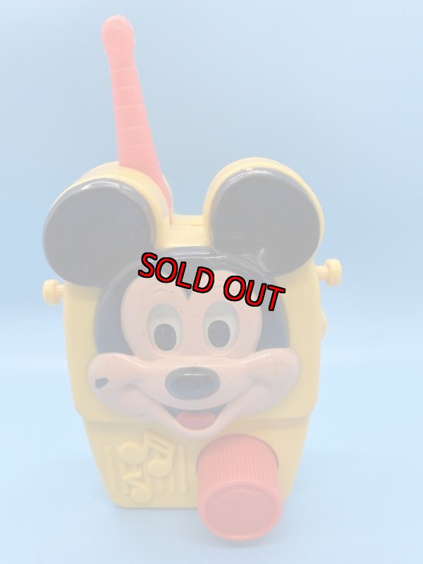 画像1: Disney Disney Mickey Mouse Illco Plastic Musical  Box / ディズニー　ミッキーマウス プラスチック製オルゴール (1)