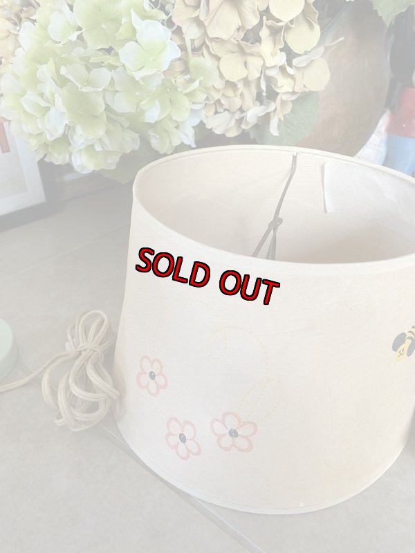 画像4: Disney Winnie The Pooh Nersary Light Paper Shade Lamp / ディズニー　クマのプー、ペーパーシェード　ランプ (4)