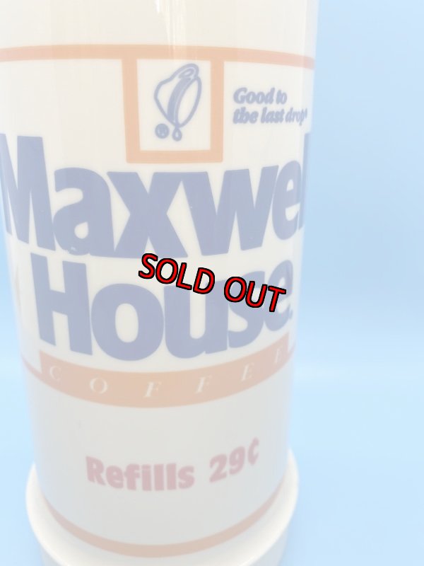 画像2: Maxwell House  Coffee Plastic Thermos /  マックスウェルハウスコーヒーのプラスチック製　サーモス、水筒 (2)