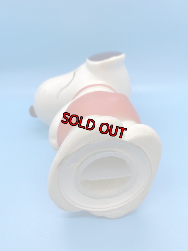 画像6:  Peanuts Soopy Plastic Coin Bank Doll  / ピーナッツ スヌーピー プラスチック製コインバンク 貯金箱 (6)