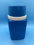 画像2: Peanuts Snoopy Blue Plastic Thermos /  スヌーピーのプラスチック製青いサーモス、水筒 (2)