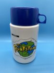 画像1: Hanna Barbera Flintstones Plastic Thermos /  フリントストーンズのプラスチック製サーモス、水筒 (1)