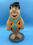 画像1: Hanna Barbera Flintstones Fred Plastic Coin Bank Doll / フリントストーン　フレッド　プラスチック製 貯金箱　ドール　1994年 (1)
