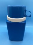 画像3: Peanuts Snoopy Blue Plastic Thermos /  スヌーピーのプラスチック製青いサーモス、水筒 (3)