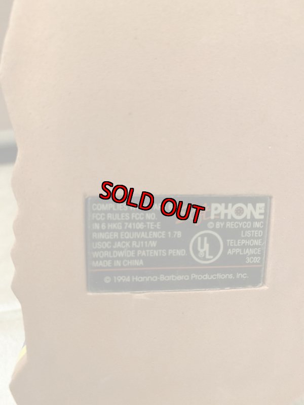 画像6: Hanna Barbera Flintstones Fred & Bamm Bamm Phone / フリントストーンズ、フレッド&バンバンの電話機 (6)