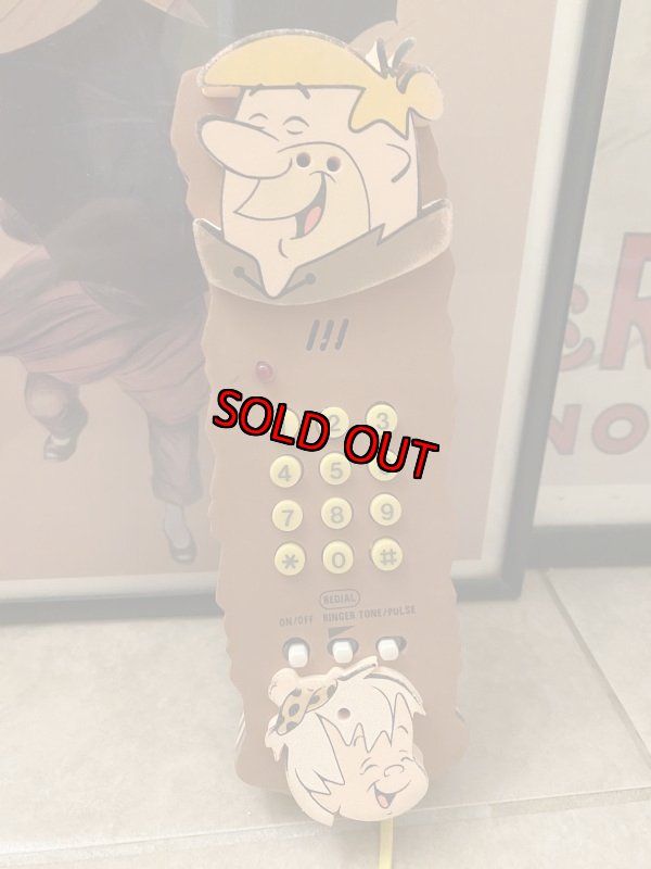 画像2: Hanna Barbera Flintstones Fred & Bamm Bamm Phone / フリントストーンズ、フレッド&バンバンの電話機 (2)