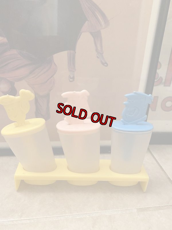 画像2: Hanna Barbera Flintstones Popcicle Ice Molds With stand / フリントストーンズ、スタンド付きポプシクル　アイス型　 (2)
