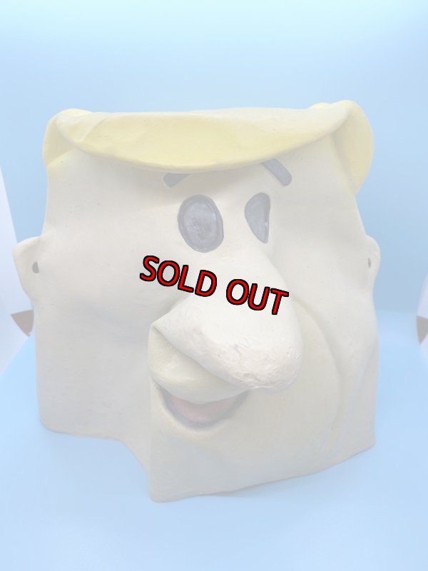 画像1: Hanna Barbera Flintstones Barney Rubber Face Mask /  フリントストーンズ、バーニー　ゴム製フェイスマスク (1)