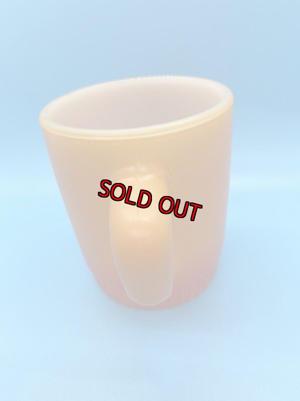 画像2: Fire King Orange Bottom Rib Mug / ファイヤーキング　オレンジ　ボトムリブ　マグ (2)