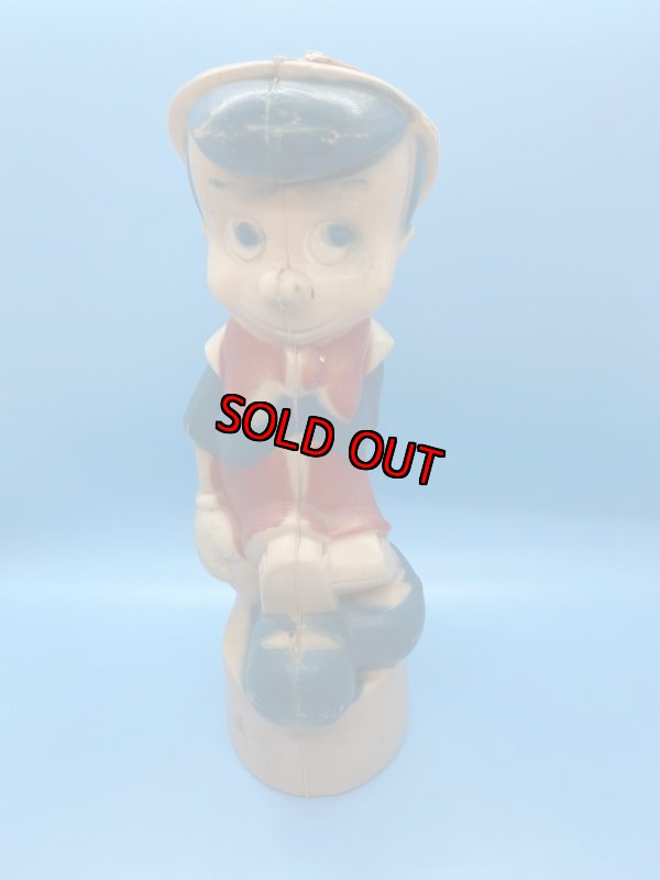 画像1: Disney Pinocchio Plastic coin bank / ディズニーのピノキオ　プラスチック製　貯金箱 (1)