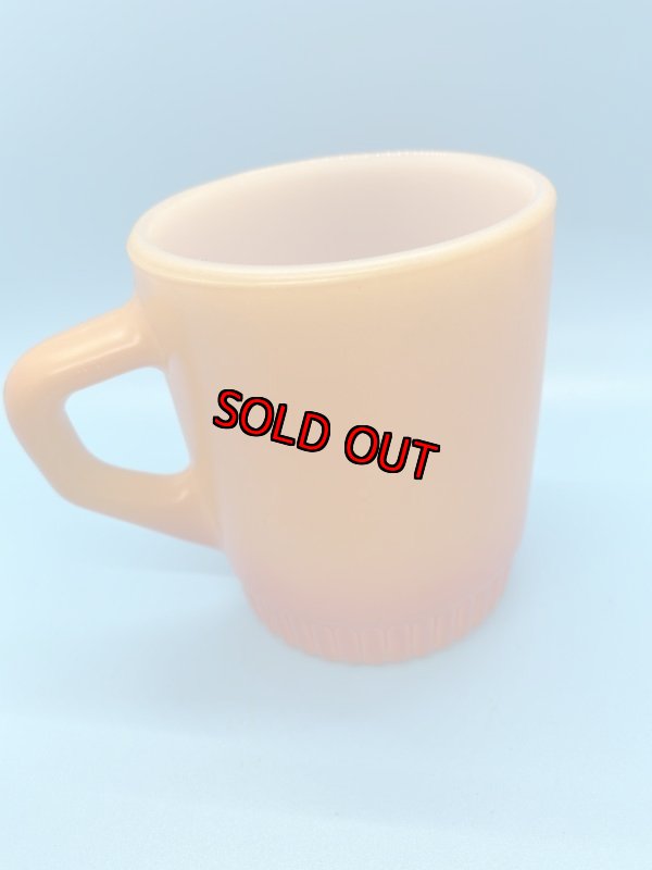 画像3: Fire King Orange Bottom Rib Mug / ファイヤーキング　オレンジ　ボトムリブ　マグ (3)