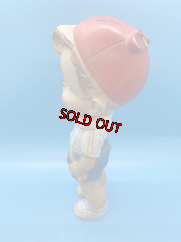 画像2: White Shirt、Blue Pants Boy Edward Mobley Vinyl Squeak Doll 1958 / 白シャツ,ブルーパンツの男の子、エドワード　モブレイ社　ソフビ、ラバードール　50年代 (2)