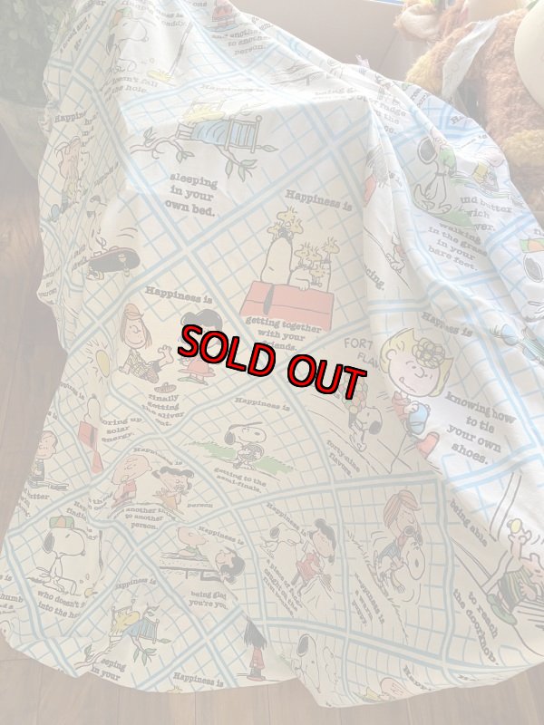 画像2:  Soopy fabric box  Sheet / スヌーピー　ボックスシーツ　生地　 (2)