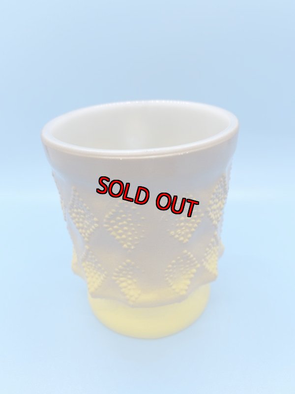 画像4: Fire King Yellow & Brown Kimberly  Mug / ファイヤーキング　キンバリー　イエロー＆ブラウン　マグ　(B) (4)