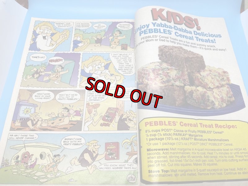 画像4: Hanna Barbera Flintstones Comic Book /  フリントストーンズのシリアルのおまけコミックブック (4)