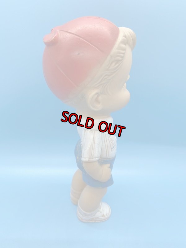 画像4: White Shirt、Blue Pants Boy Edward Mobley Vinyl Squeak Doll 1958 / 白シャツ,ブルーパンツの男の子、エドワード　モブレイ社　ソフビ、ラバードール　50年代 (4)