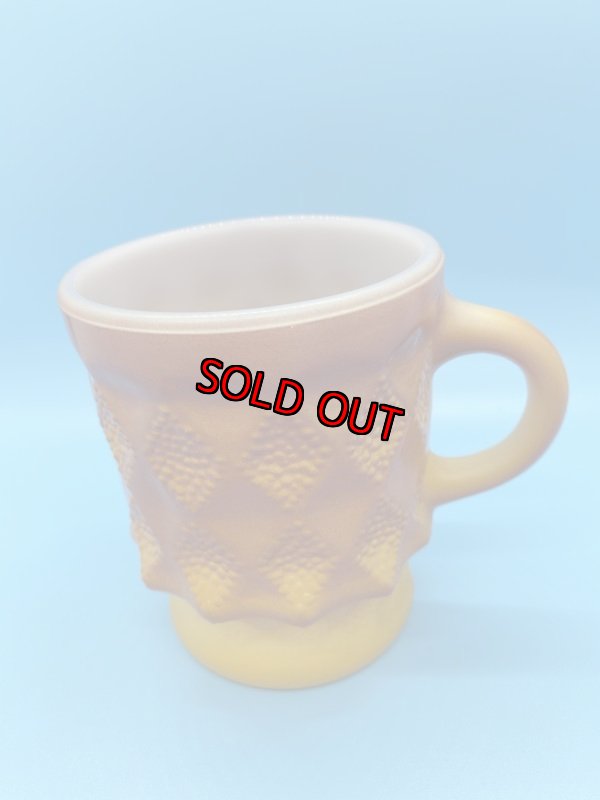 画像1: Fire King Yellow & Orange Kimberly  Mug / ファイヤーキング　キンバリー　イエロー＆オレンジ　マグ(A) (1)
