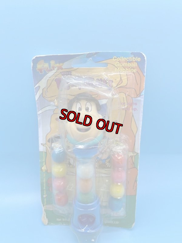 画像1: Hanna Barbera Flintstones Gumball Machine /  フリントストーンズ、ブリスター入りガムボールマシーン　1998年 (1)