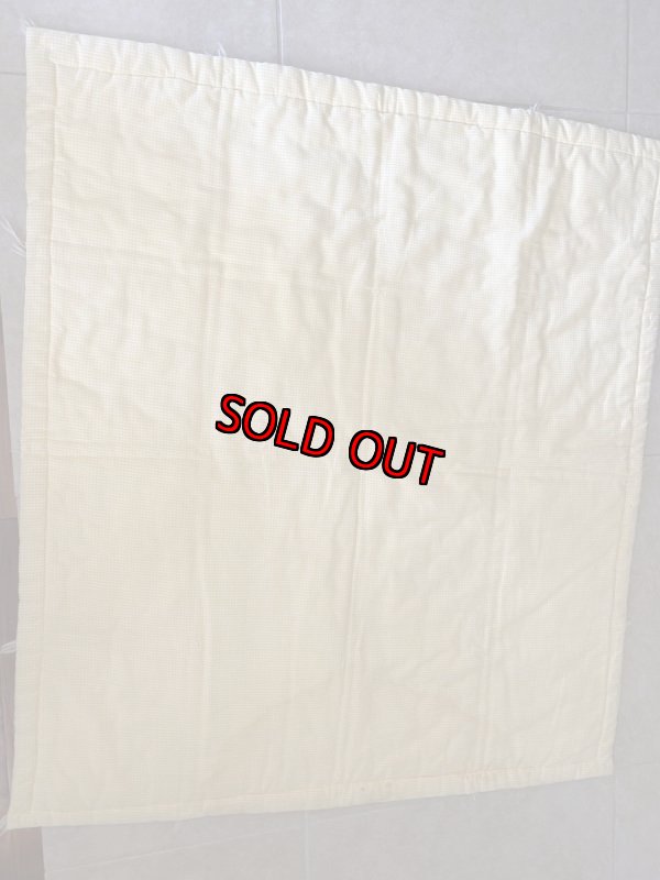 画像2: Appriques  Fabric Blanket / アップリケ　キルト　ブランケット (2)