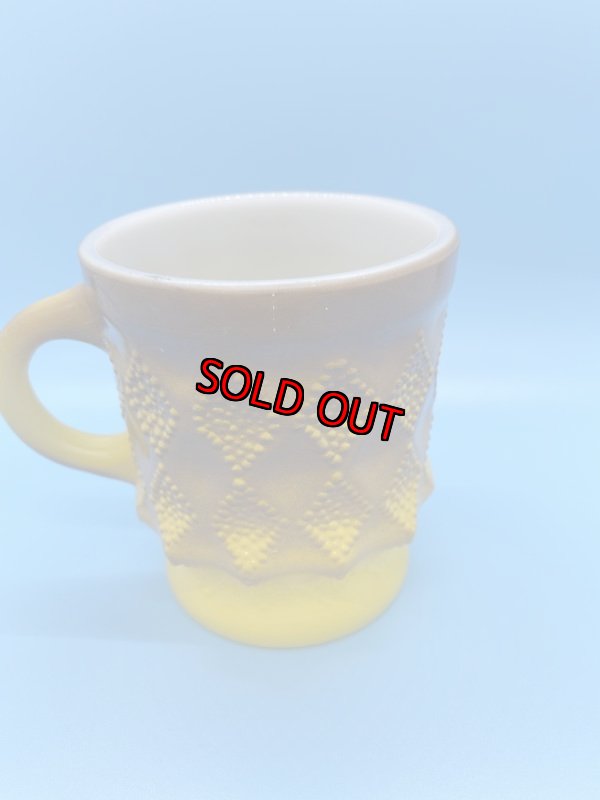 画像3: Fire King Yellow & Brown Kimberly  Mug / ファイヤーキング　キンバリー　イエロー＆ブラウン　マグ　(B) (3)