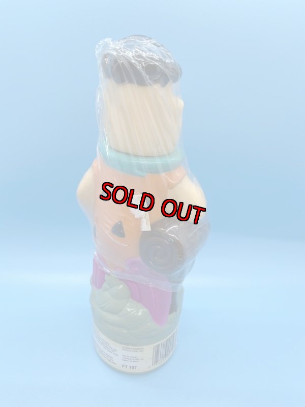 画像3: Hanna Barbera Flintstones Fred  Babble Bath  Bottle 1996 /  フリントストーンズ、フレッドのバブルバスボトル (3)