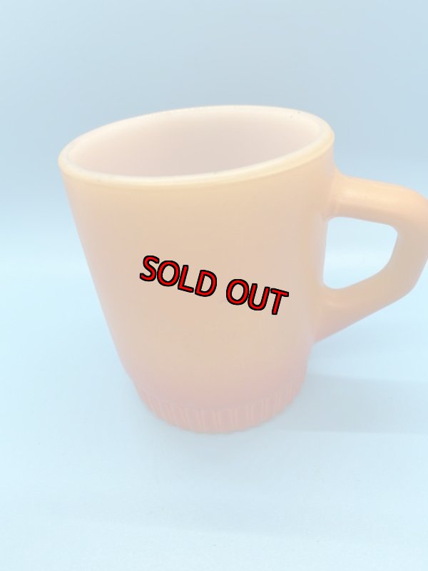 画像1: Fire King Orange Bottom Rib Mug / ファイヤーキング　オレンジ　ボトムリブ　マグ (1)