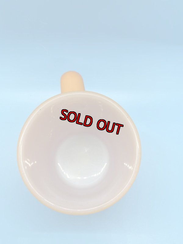 画像5: Fire King Orange Bottom Rib Mug / ファイヤーキング　オレンジ　ボトムリブ　マグ (5)