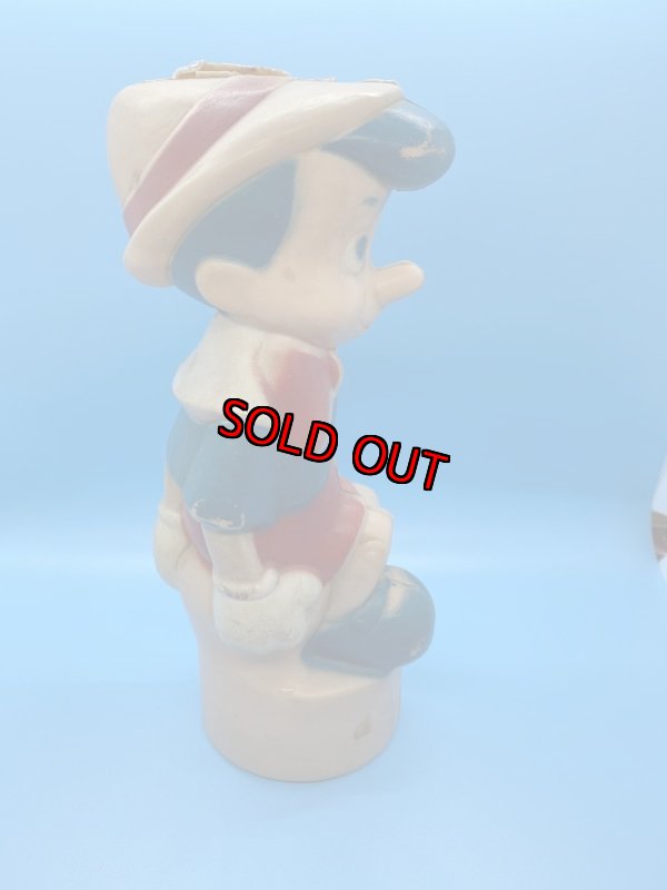 画像4: Disney Pinocchio Plastic coin bank / ディズニーのピノキオ　プラスチック製　貯金箱 (4)