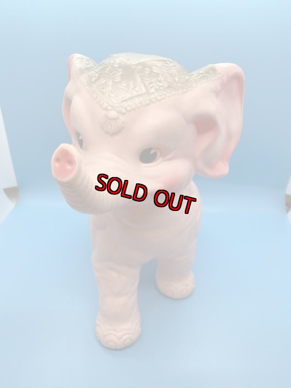 画像2: Pink Elephant Sun Rubber Doll / ピンクの像、エレファントドール　サンラバー社　1961年 (2)