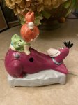 画像3: Hanna 　Barbera Flintstones Pebbles and Dino Ceramic Coin Bank  / フリントストーン　ペブルスとディノの陶器製貯金箱 (3)