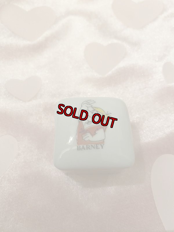 画像2: Hanna 　Barbera Flintstones Barney Ceramic Pill Case  / フリントストーン　バーニー陶器製ピルケース (2)