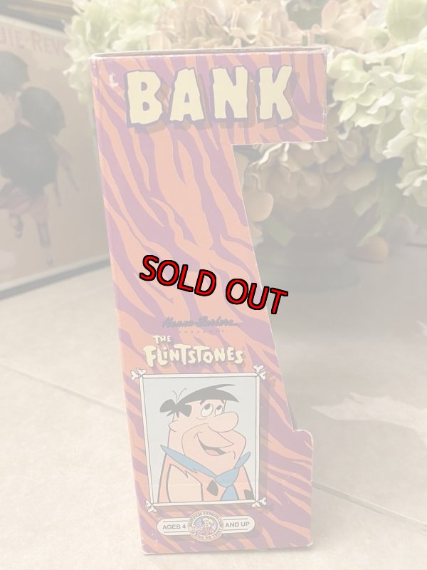 画像4: Hanna Barbera Flintstones Fred Plastic Coin Bank Doll with box 1992 / フリントストーン　フレッドのフプラスチック製 貯金箱　ドール　 (4)