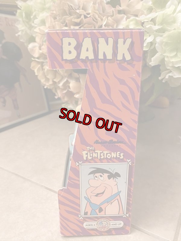 画像2: Hanna Barbera Flintstones Fred Plastic Coin Bank Doll with box 1992 / フリントストーン　フレッドのフプラスチック製 貯金箱　ドール　 (2)