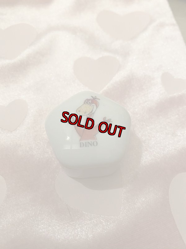 画像2: Hanna 　Barbera Flintstones Dino Ceramic Pill Case  / フリントストーン　ディノ陶器製ピルケース (2)