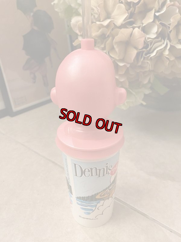 画像3: Dairy Queen Dennis The Menace Pink Joey Drink Cup Canada  / ディリークィーン　デニス　ザ　メナス　ドリンクボトル　ピンク　ジョーイ　 (3)