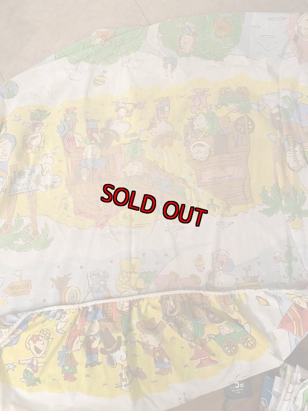 画像5:  Soopy fabric Box Sheet / スヌーピー　ボックスシーツ　生地　ウエスターン (5)