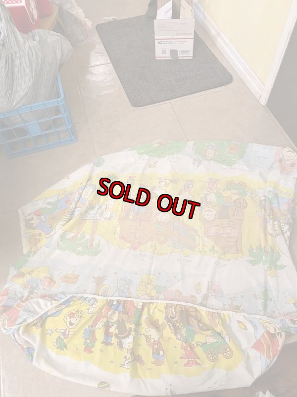 画像3:  Soopy fabric Box Sheet / スヌーピー　ボックスシーツ　生地　ウエスターン (3)