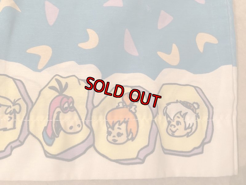 画像4: Hanna Barbera Flintstones Pillow Case  / ハンナバーベラ、フリントストーンズのピローケース(A) (4)