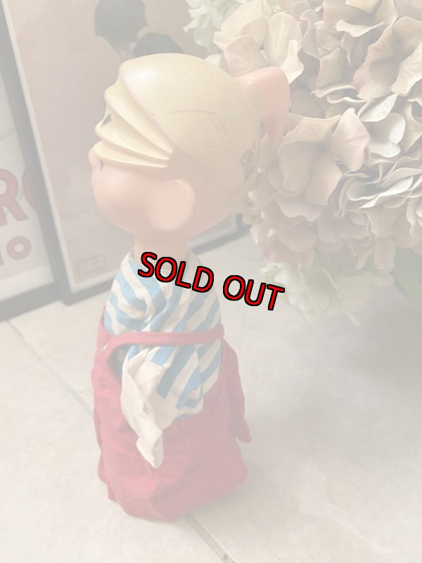 画像2: Dennis the Menace hand puppet / わんぱくデニスのハンドパペット　赤のオーバーオール (2)