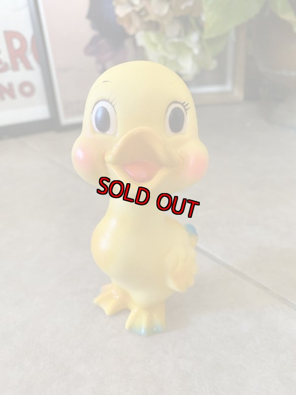 画像1: Yellow Bird Squeak Doll Easter Unlimited Inc / 黄色の小さな鳥のソフビドール (1)