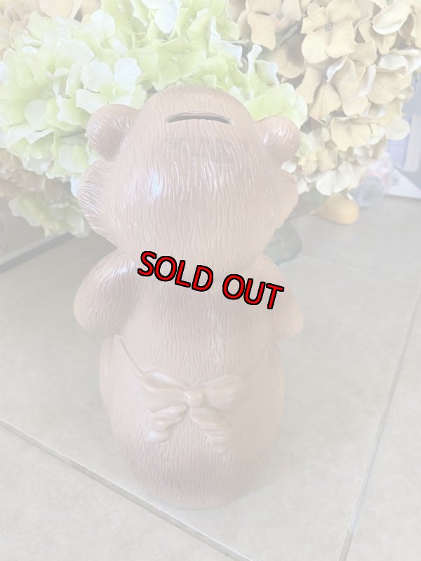 画像3: Brown Bear  Plastic coin bank Bankers systems / 茶色のクマの親子、プラスチック製　貯金箱 (3)